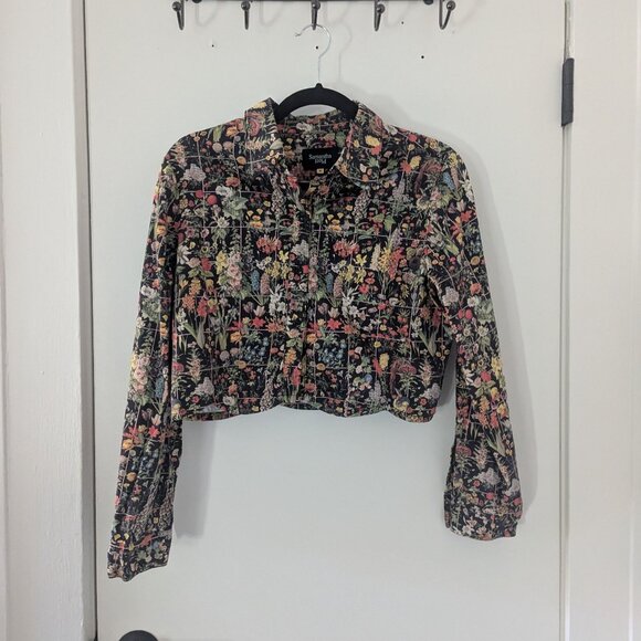 Samantha Pleet Floral Button-Up - Picture 1 of 4